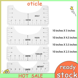 Bộ 4 thước đo may quần áo phong cách mới