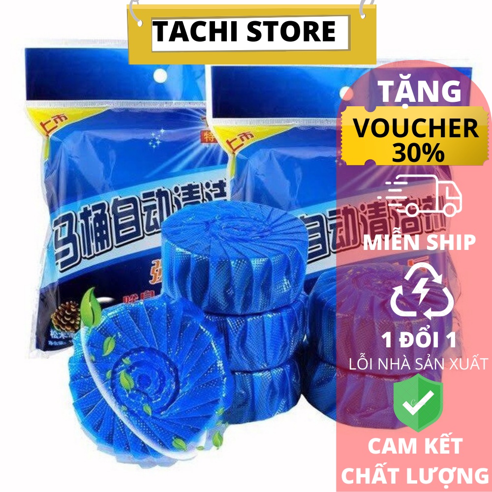 Viên tẩy bồn cầu vệ sinh diệt vi khuẩn(Túi 10 viên)