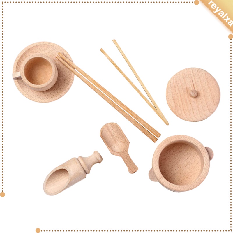 Bộ Đồ Chơi Nhà Bếp Bằng Gỗ Dành Cho Bé