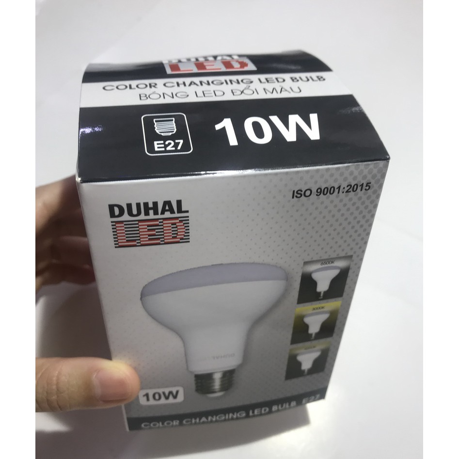 Bóng đèn led R80 Duhal 10W, đổi màu 3 chế độ