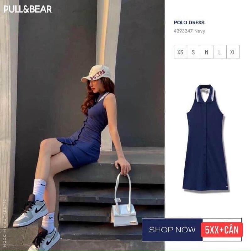Váy cổ yếm ôm body sang chảnh