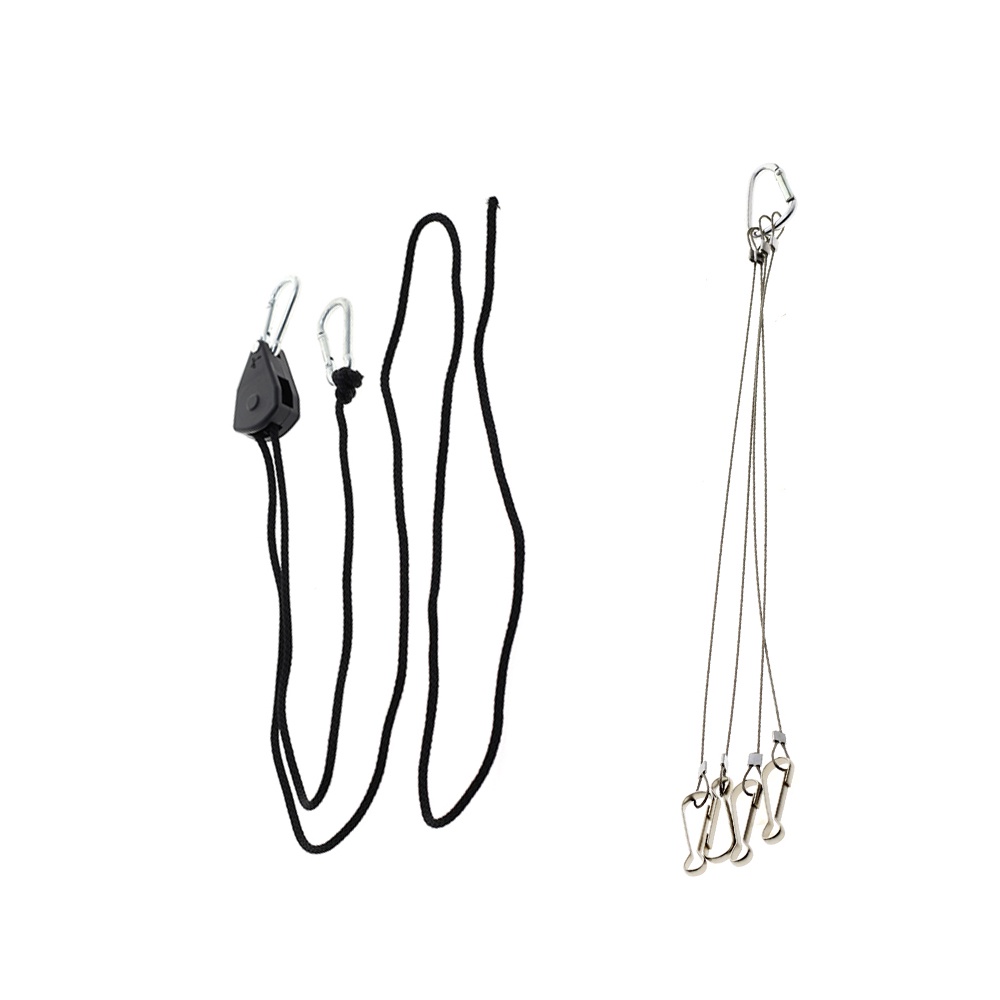 Phụ kiện ánh sáng LED Grow Phụ kiện 2m Dây buộc 30cm Dây cáp Dây thừng Grow Đèn Phụ kiện Bảng điều khiển lượng tử