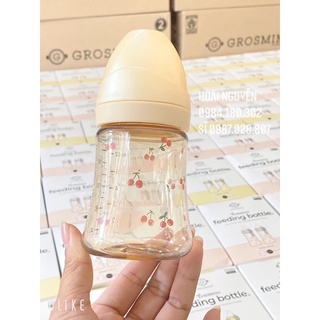 Bình sữa gros cherry dottodot00ml; 300ml nội địa hàn quốc