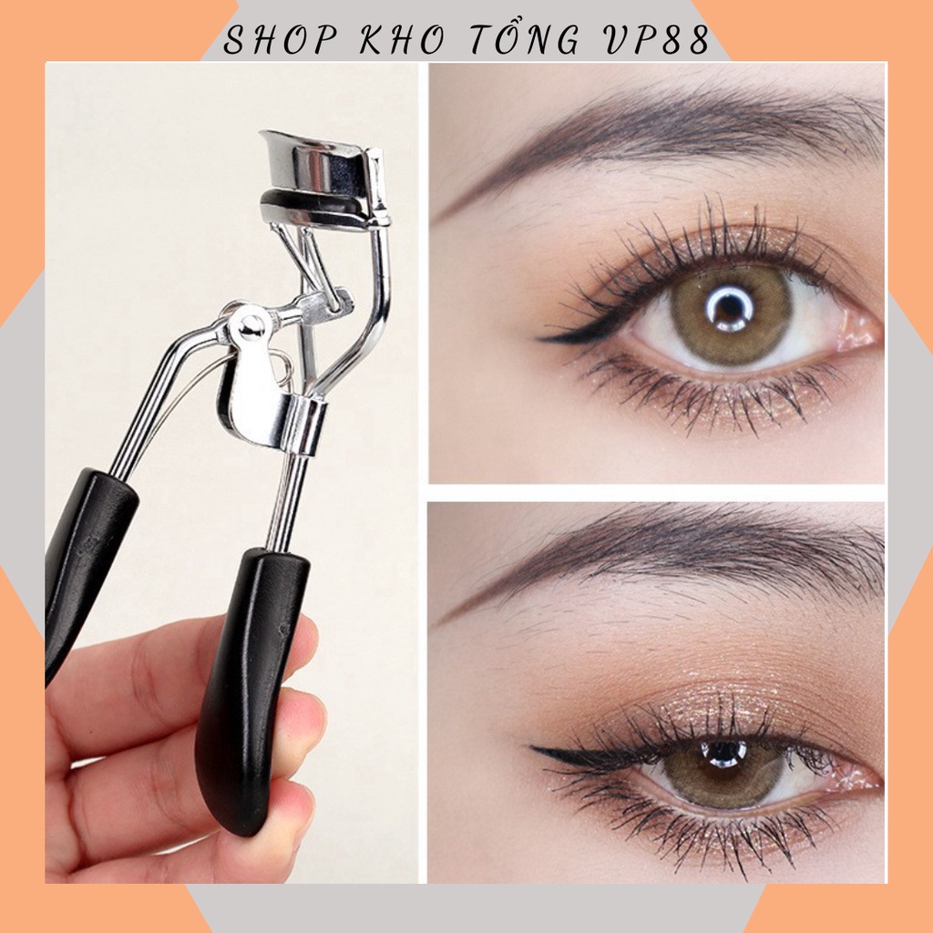(Hàng Mới Về) Kẹp Bấm Mi Cán To Chuyên Dụng Có Đệm Silicon Kẹp Làm Cong Mi 2159 Shop Kho Tổng Vp88