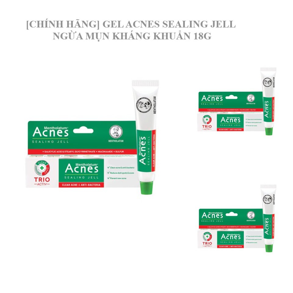 Gel ngừa mụn kháng khuẩn Acnes Sealing Jell 18g