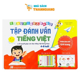Sách - Tập đánh vần Tiếng Việt – Giúp con đọc thanh thạo (Dành cho bé 4-6 tuổi)