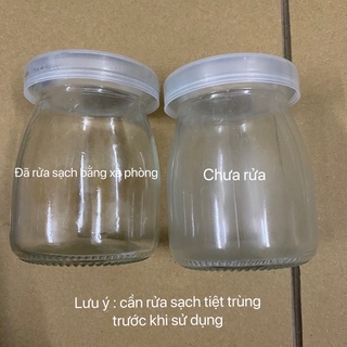 Hũ thuỷ tinh làm sữa chua/ pudding