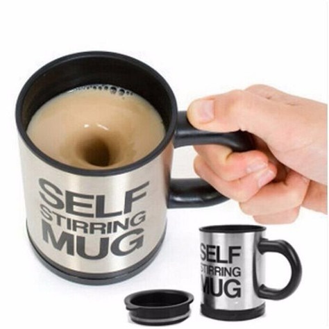 Cốc tự khuấy thông minh, cốc tự pha cafe Self Stirring Mug