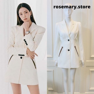 Váy liền trắng Jisoo Blackpink