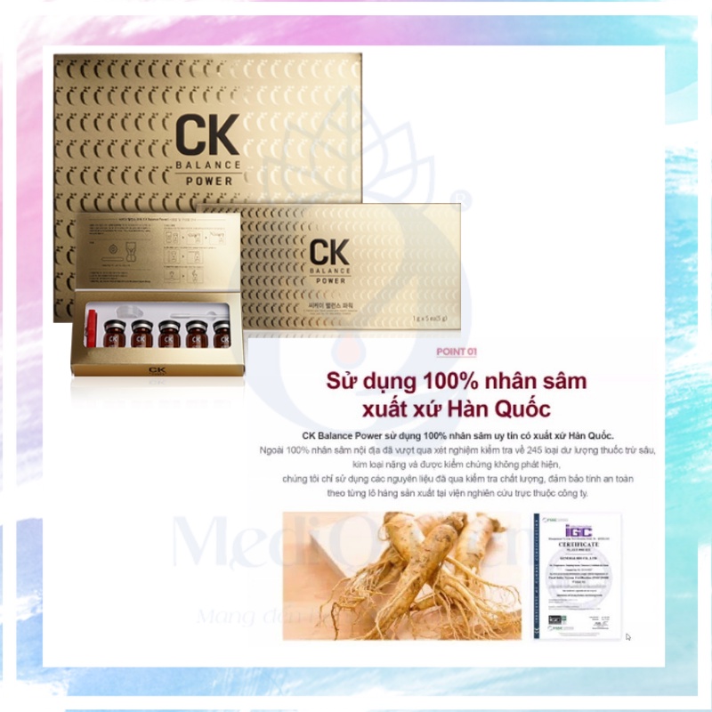 Bột Sâm Ck Balance Power