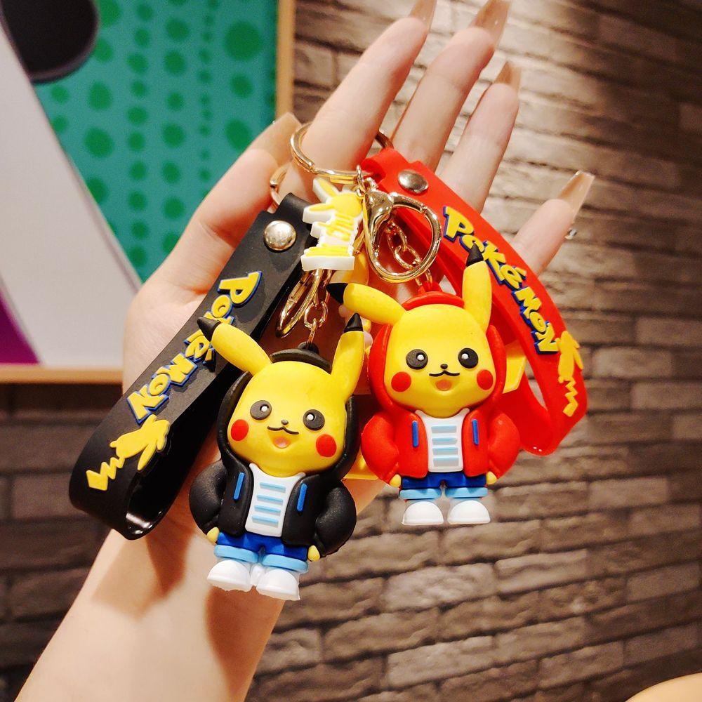 Móc Khóa Hình Pikachu Hoạt Hình Dễ Thương
