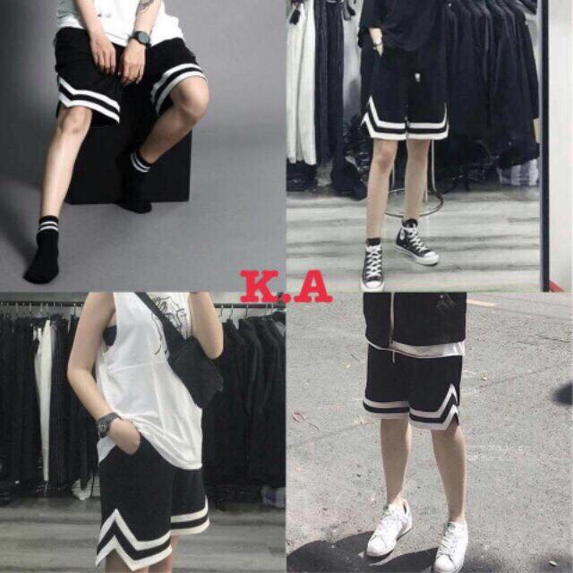 QUẦN SHORT 2V NGƯỢC UNISEX QUẦN ĐÙI V SIÊU HOT | BigBuy360 - bigbuy360.vn