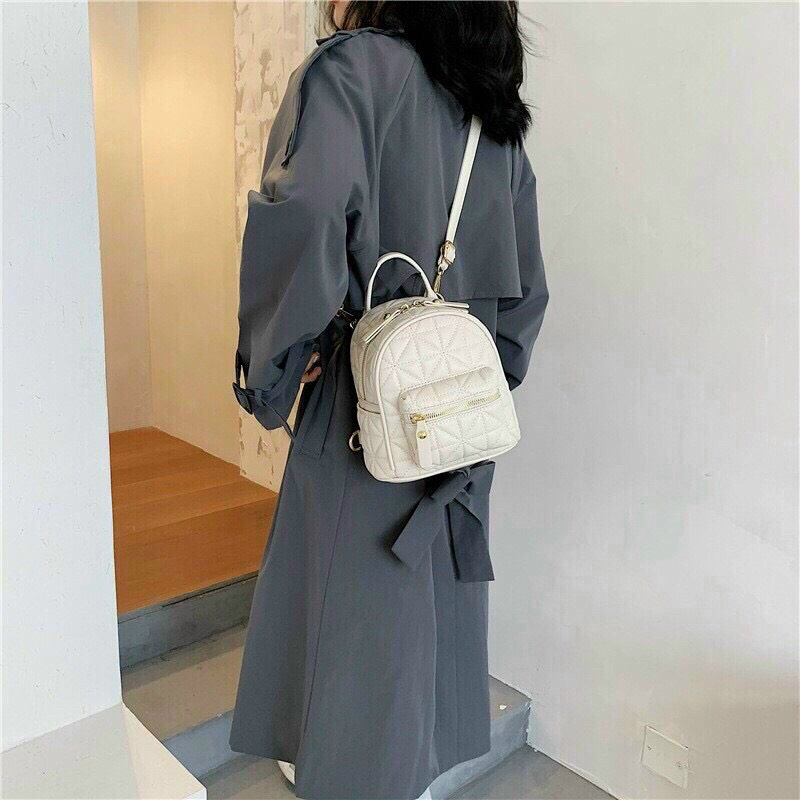 Ba lô nữ trần trám ,mi ni  quảng châu , nhỏ gọn nữ tính đeo lưng đeo chéo bền đẹp chất lượng