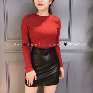 áo thun dài tay cổ tròn