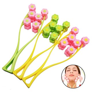 Dụng Cụ Massage Bông Hoa Làm Thon Gọn Mặt Vline - Cây lăn mát xa mặt