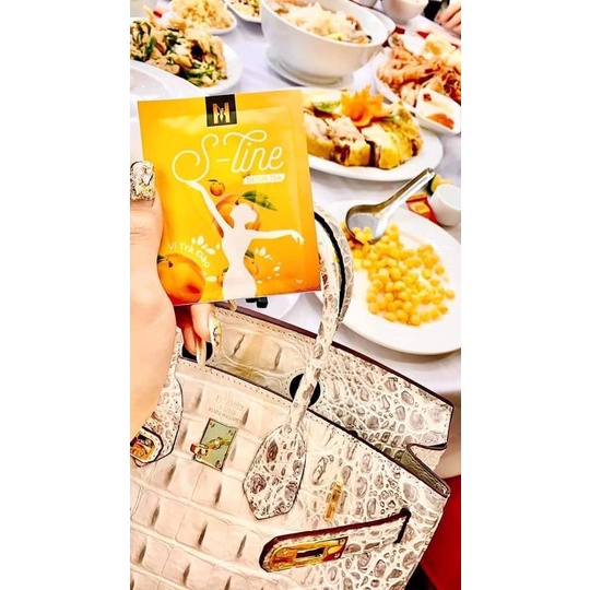 Mẫu mới - Trà Đào SLINE giảm cân dành cho nữ,hộp 15 gói chính hãng