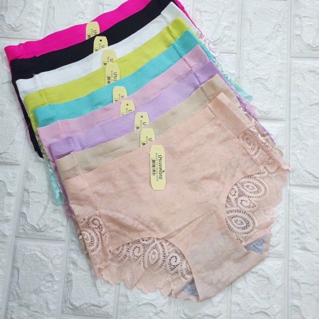 Quần lót nữ 💖Freeship đơn 50k💖Quần su gấm phối ren cực đẹp | BigBuy360 - bigbuy360.vn