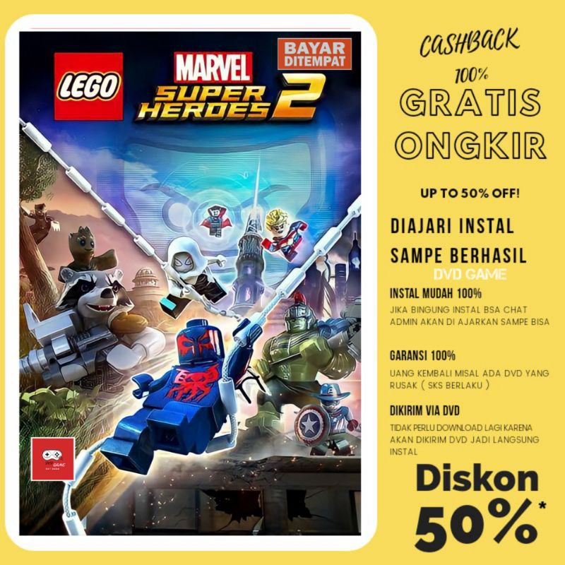 Mô Hình Lắp Ráp Lego Marvel Super Heroes 2 Infinity War Pc / Dvd Cd Game / Máy Tính Độc Đáo