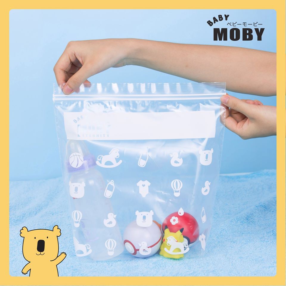 [Mã FMCG8 giảm 8% đơn 500K] Túi zip đa năng Baby Moby (24 túi/hộp)