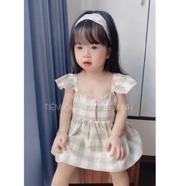 Set váy cánh tiên kèm chip cho bé