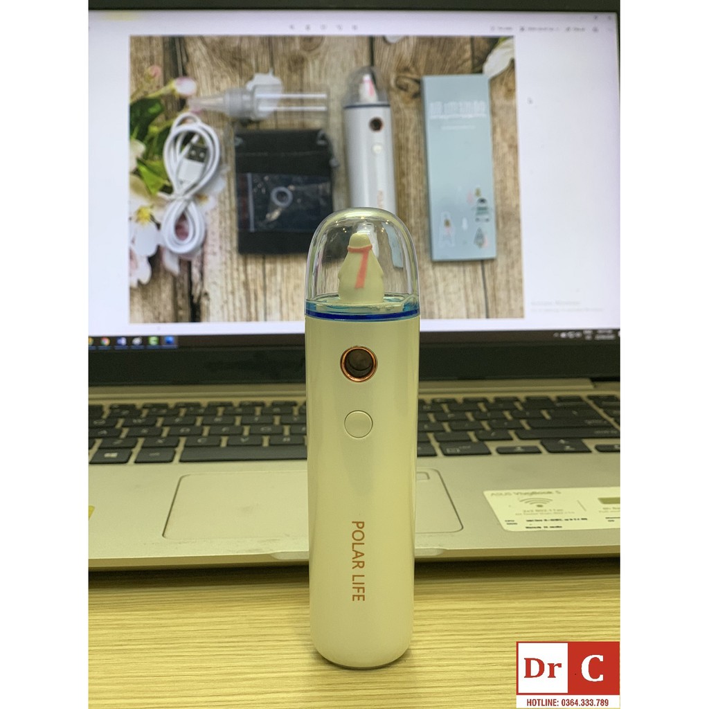 ⚜️FREESHIP⚜️Máy Phun Sương Mini Cầm Tay, Tạo Độ Ẩm Cho Da Polar Life - Pin 1200mh, Nhỏ Gọn, Tiện Lợi