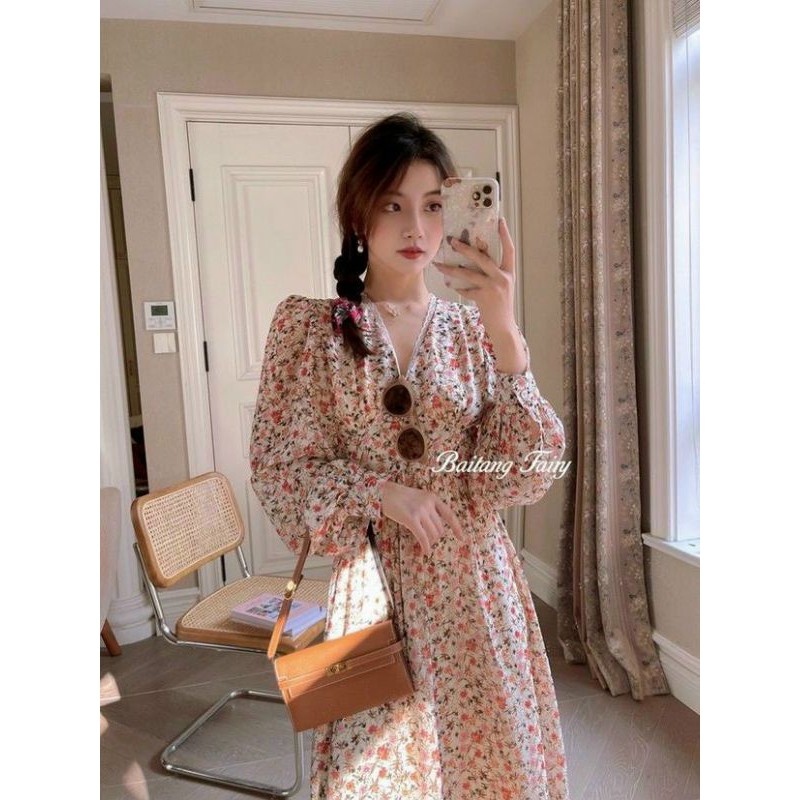 MAXI  HOA VIỀN REN