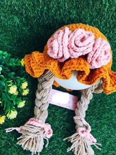 Sét nón len cho bé handmade