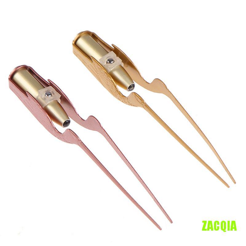 [Hàng mới về] Nhíp làm sạch ráy tai có đèn LED bằng thép không gỉ chuyên dụng