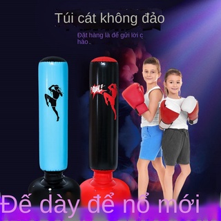 Trẻ em thể dục đấm bốc túi đấm bốc Sanda dọc hộ gia đình người lớn thiết bị đào tạo Taekwondo túi đấm lỗ thông hơi