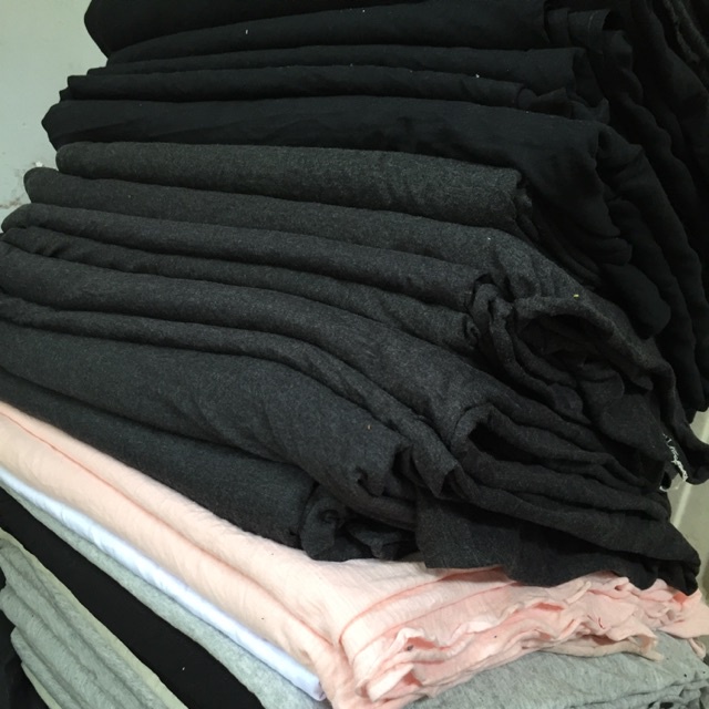Vải thun cotton đen giá bán mét x Khổ 1,6m [ Sơn Lương Shop Hà Nội ]
