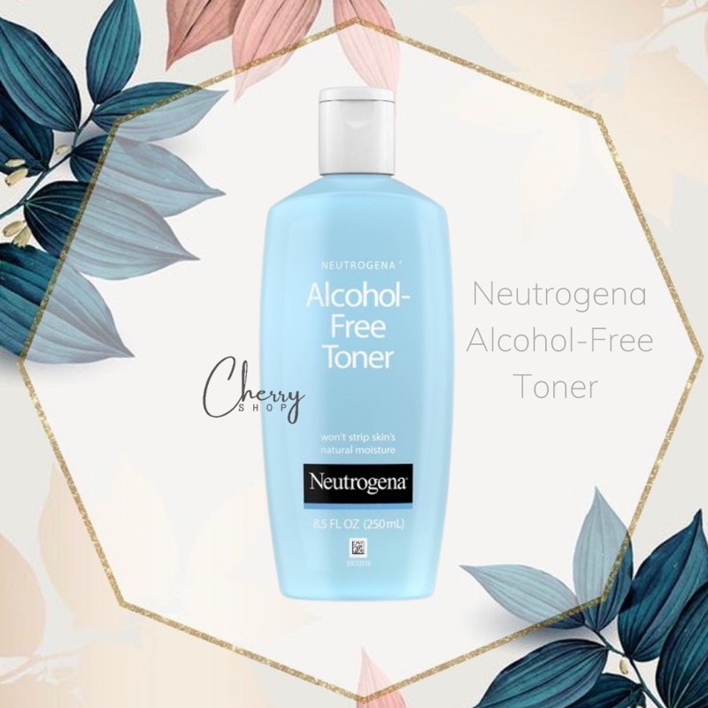 [Hàng USA] Nước Hoa Hồng Không Cồn Neutrogena Alcohol Free Toner (250ml)