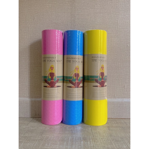 Thảm yoga 2 mặt màu