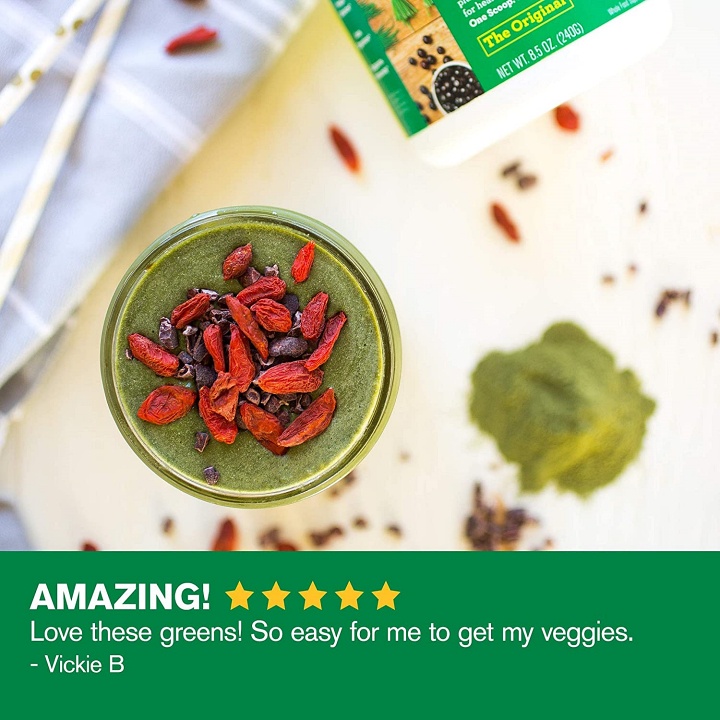 Bột siêu thực phẩm hữu cơ Amazing Grass Green Blend Superfood [Hàng Mỹ]
