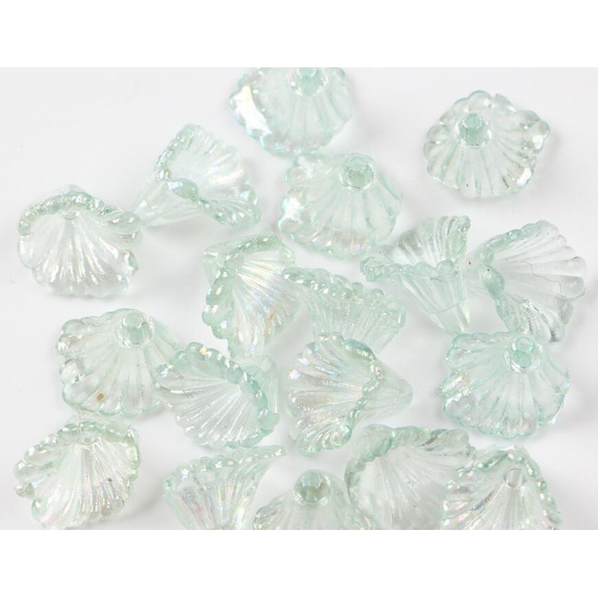 Set 100 Hạt Xỏ Lỗ Làm Trang Sức Bằng acrylic 10x12mm y1419 diy