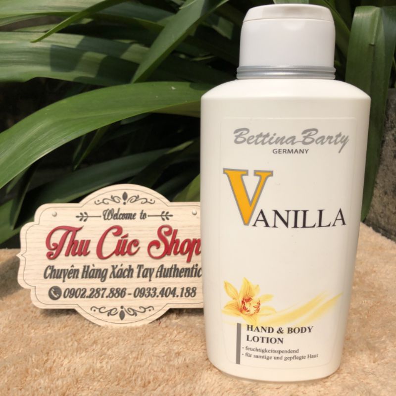 Sữa Tắm- Sữa Dưỡng Thể Vanilla Bettina Barty 500ml[ HÀNG CHÍNH HÃNG]