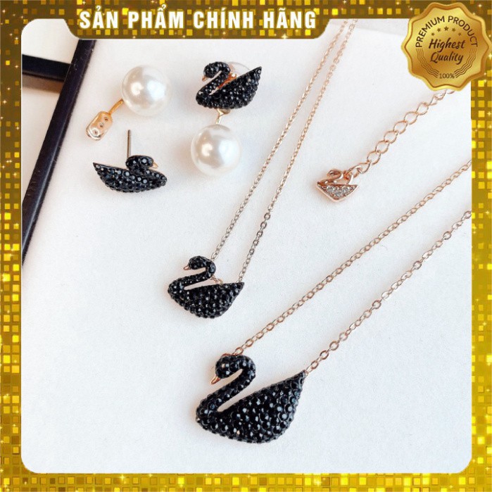 [Swarovski Chính Hãng] DÂY CHUYỀN NỮ SWAROVSKI-THIÊN NGA ĐEN SALE OFF-HÀNG CHÍNH HÃNG