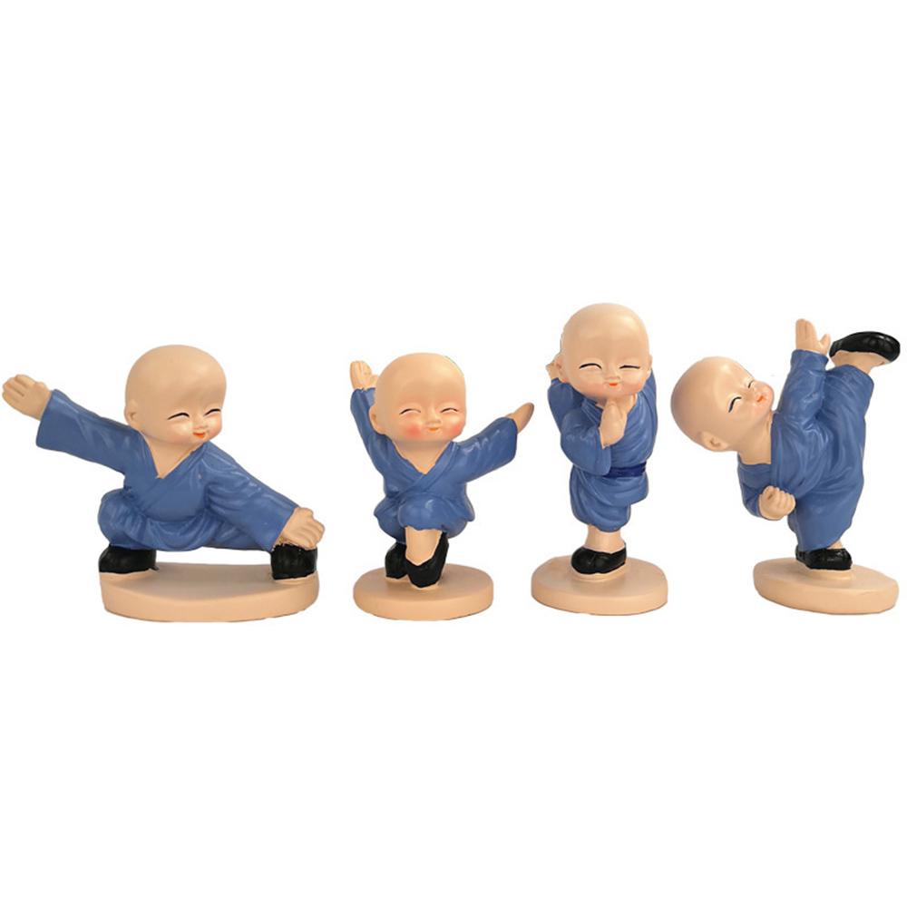 Mô Hình Chú Tiểu Shaolin Bằng Nhựa Resin Dễ Thương