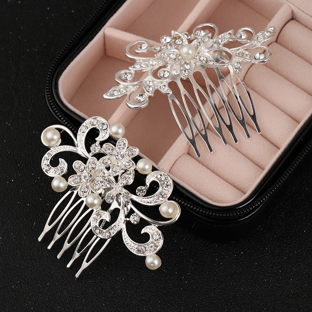 Lược Cài Tóc Cô Dâu Hình Chiếc Lá Thời Trang|Cài Tóc Hình Hoa Cho Cô Dâu Ngày Cưới