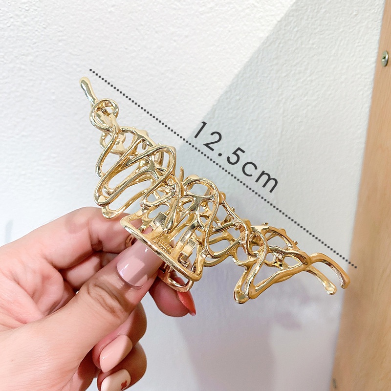 Kẹp Tóc Phong Cách Hàn Quốc Cá Tính Cho Nữ#Kẹp Tóc Cá Mập Kim Loại Mới 39; s