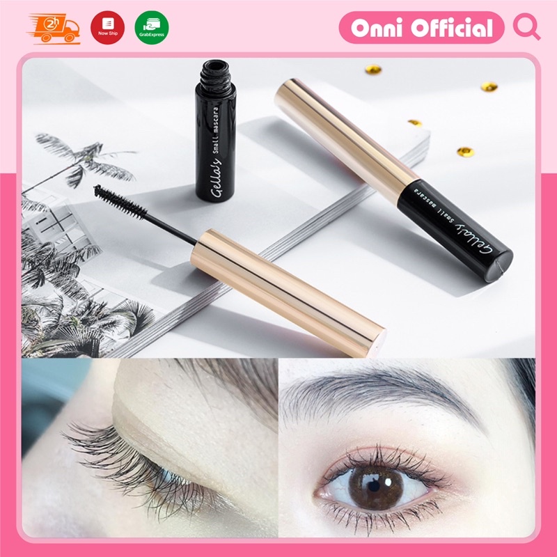 Mascara sợi siêu mảnh tự nhiên chuốt mi chống nước Gella's Onni Official