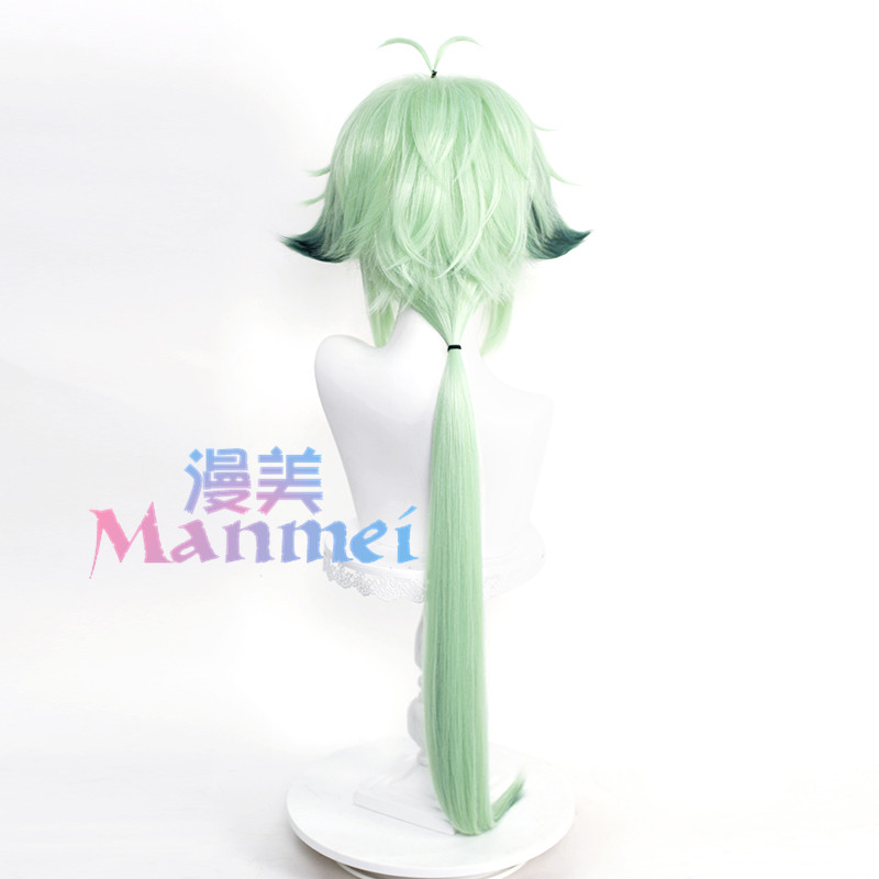 Tóc giả Manmei bằng sợi tổng hợp 85cm hóa trang nhân vật anime Genshin Impact