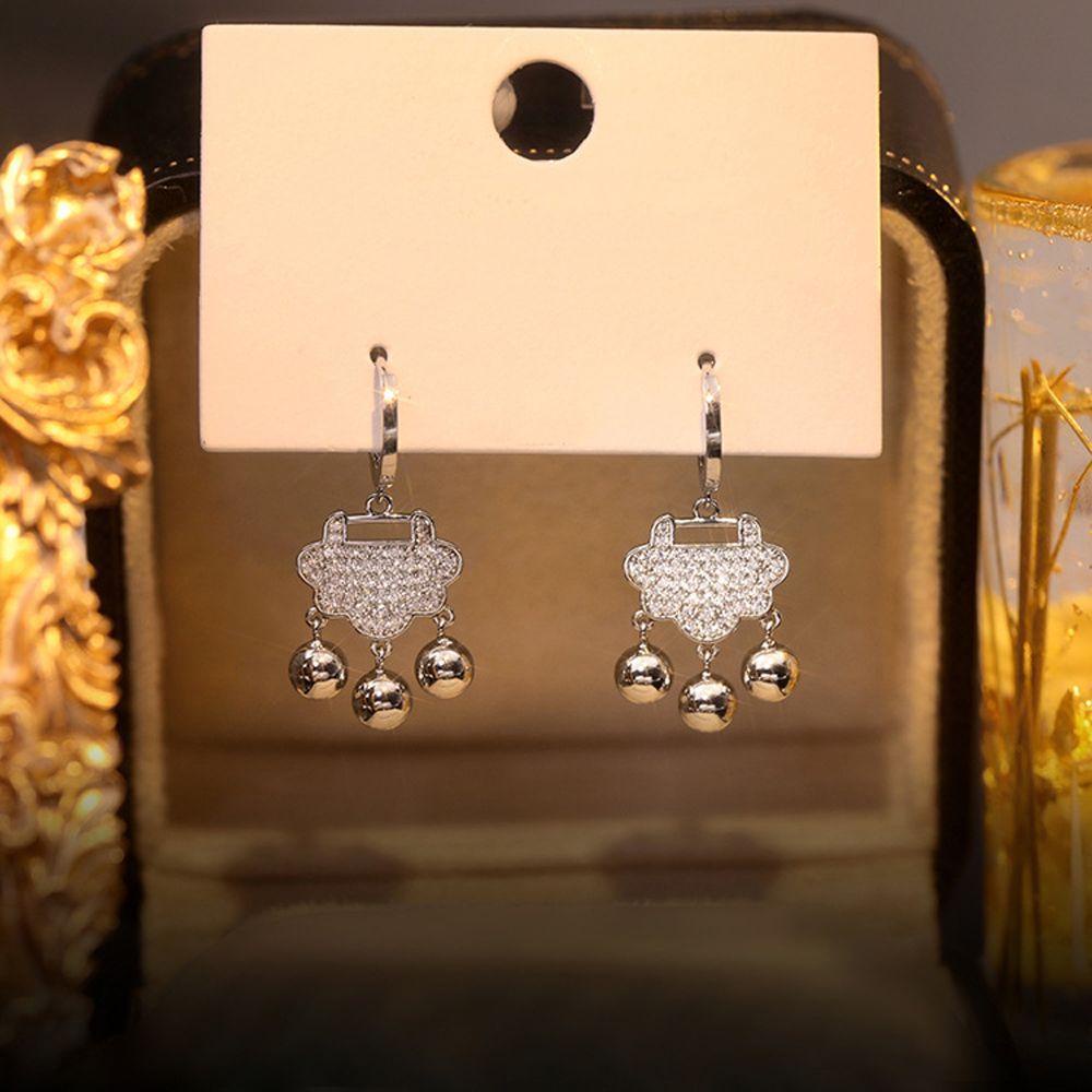 Bông Tai Dáng Dài Phong Cách Trung Hoa Cổ Điển Thời Trang|Khuyên Tai Nữ Trang Dáng Dài Tạo Hình Độc Đáo