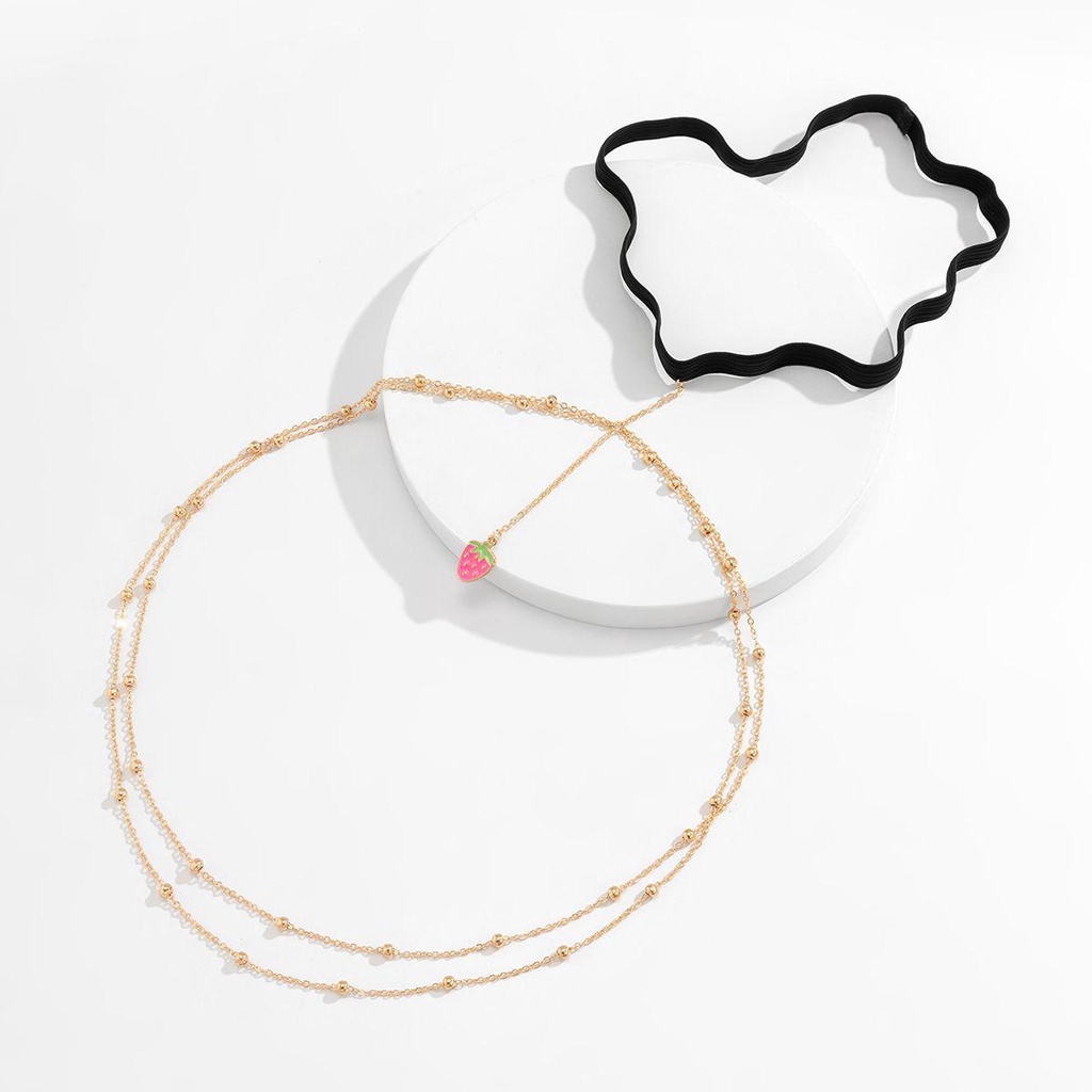 Vanes1 Vòng Đeo Chân Họa Tiết Bướm / Dâu Tây / Nấm Phong Cách Bohemia Gợi Cảm