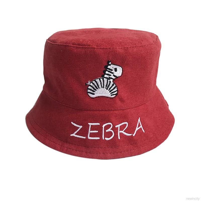 Nón tai bèo thêu hình dễ thương phong cách Hàn Quốc cho bé