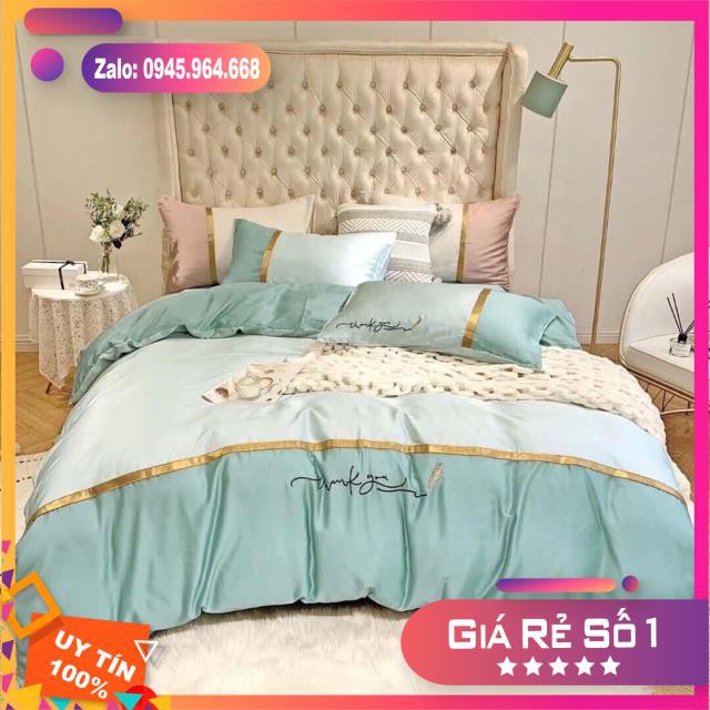 Sét chăn ga gối lụa tencel nhập khẩu cao cấp