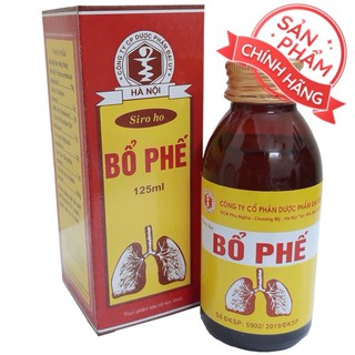BỔ PHẾ 125ml - Hỗ trợ giảm ho gió, ho khan, ho do cảm lạnh, viêm họng, viêm phế quản