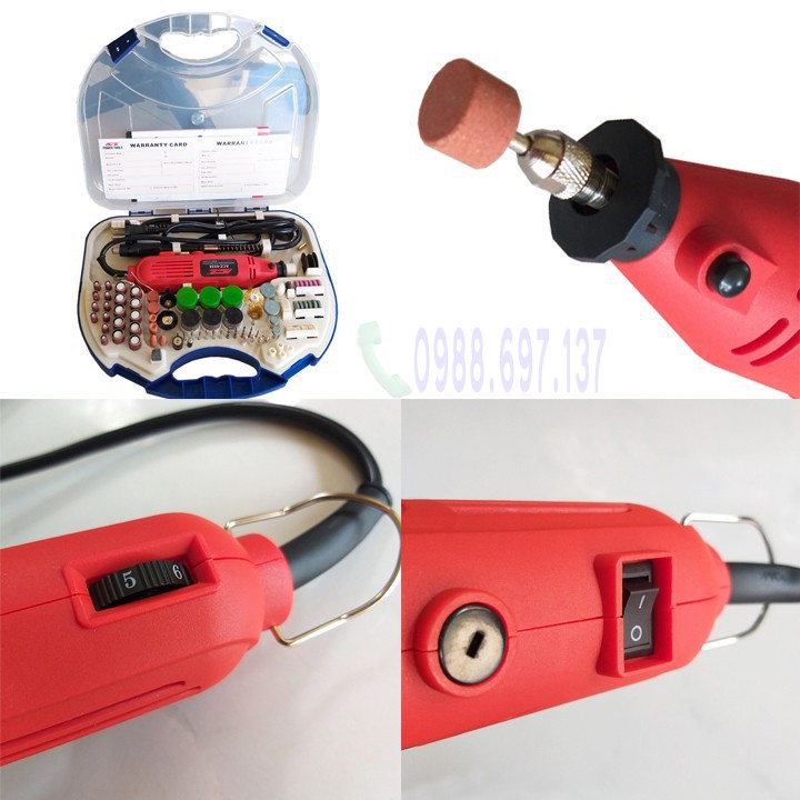 Bộ máy khoan mài đa năng ACZ - 6058 - máy gia công chi tiết