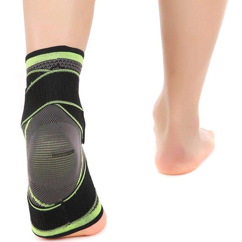 1 Đai Quấn Bảo Vệ Mắt Cá Chân Bằng Nylon Co Giãn Thiết Kế Kiểu Dệt 3D