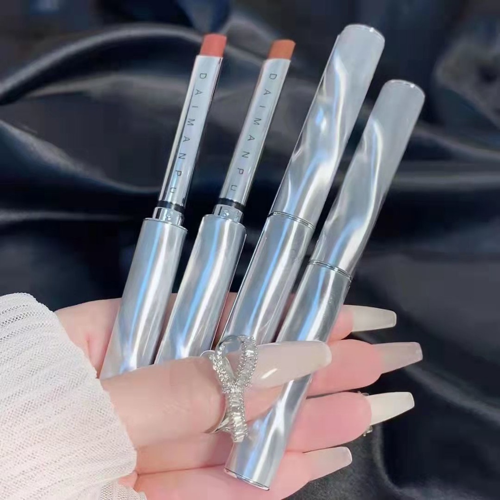 [Hàng mới về] Son môi Daimanpu nhiều màu sắc dưỡng ẩm lâu trôi chống thấm nước hiệu quả chất lượng cao