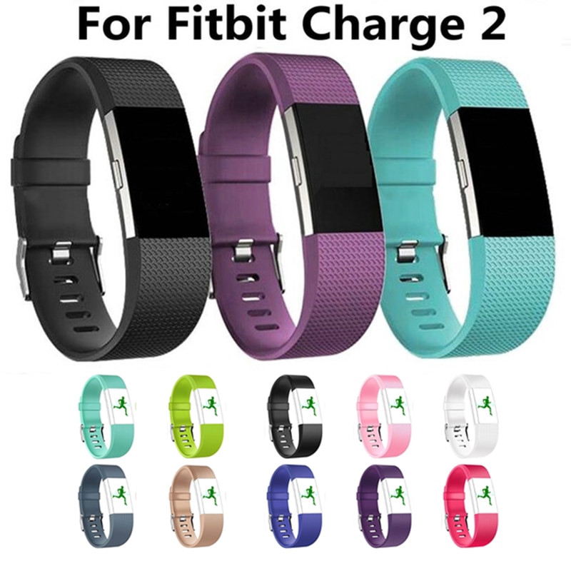 Dây Đeo Thay Thế Chất Liệu Silicon Thiết Kế Nhiều Lỗ Thời Trang Cho Fitbit Charge 2